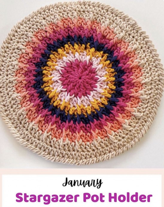 How to Crochet the Stargazer Pot Holder