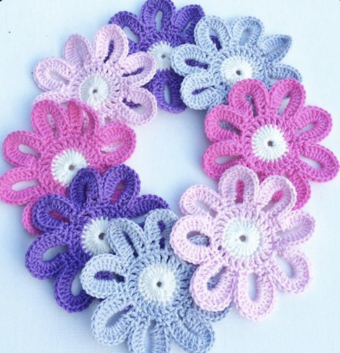 Japanese Flower Crochet Pattern