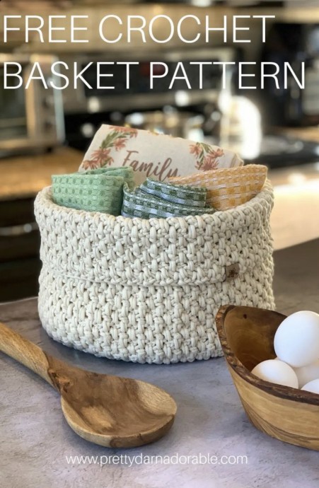 The Everything Basket – Free Crochet Pattern