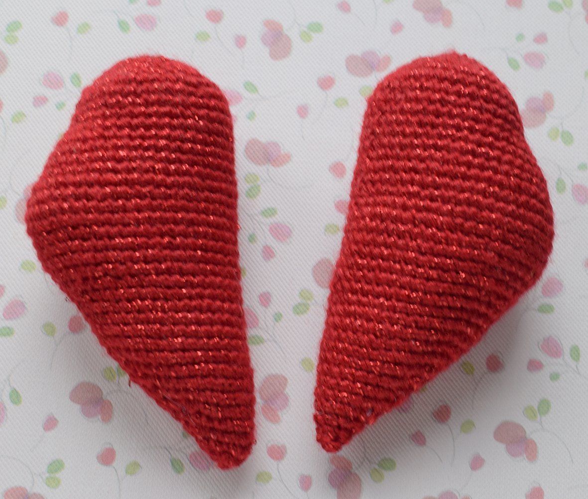 Create Charming Crocheted Half Hearts: A Step-by-Step Guide for Beginners