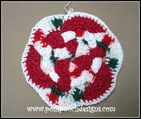 Crochet Vintage Rings Hot Pad