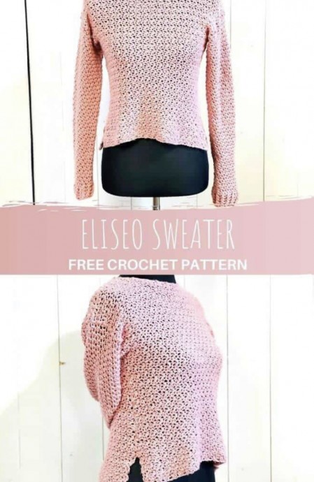 Beautiful Eliseo Sweater Crochet Pattern