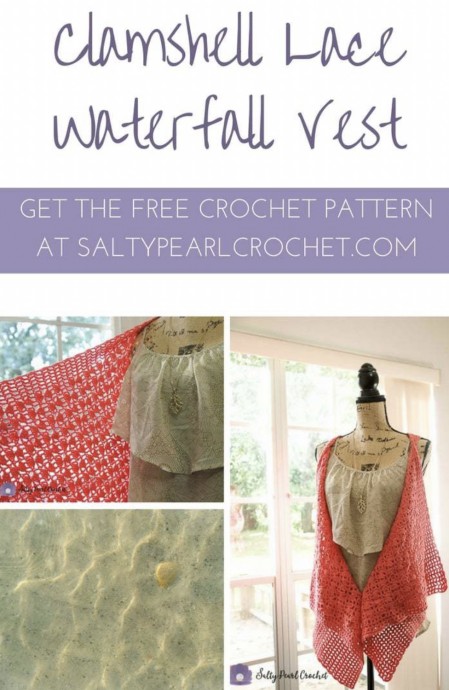 Clamshell Lace Vest