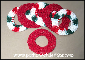 Crochet Vintage Rings Hot Pad
