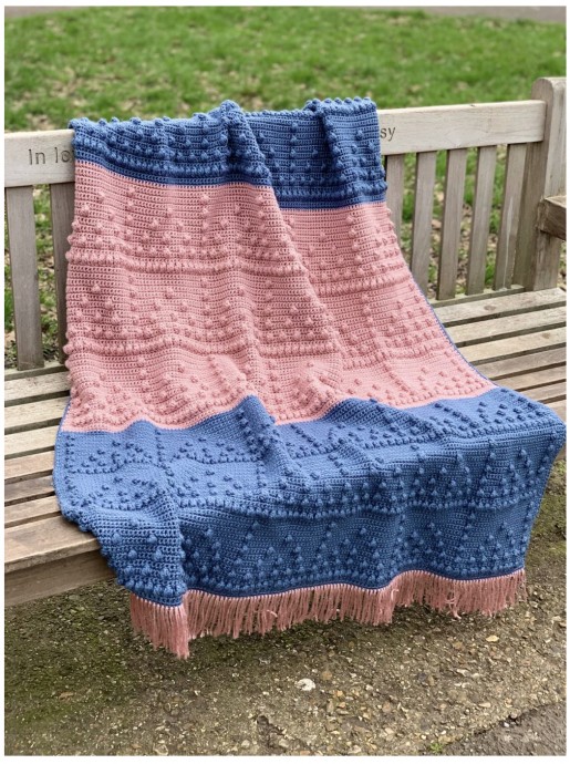 Free Crochet Pattern: Textured Bobble Throw