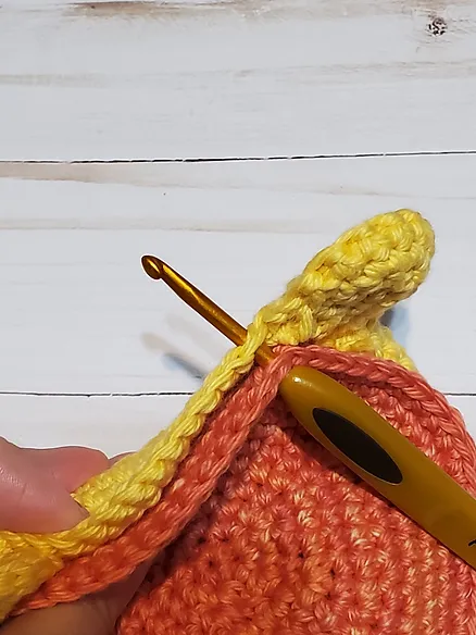 Crochet Little Lion Baby Rattle
