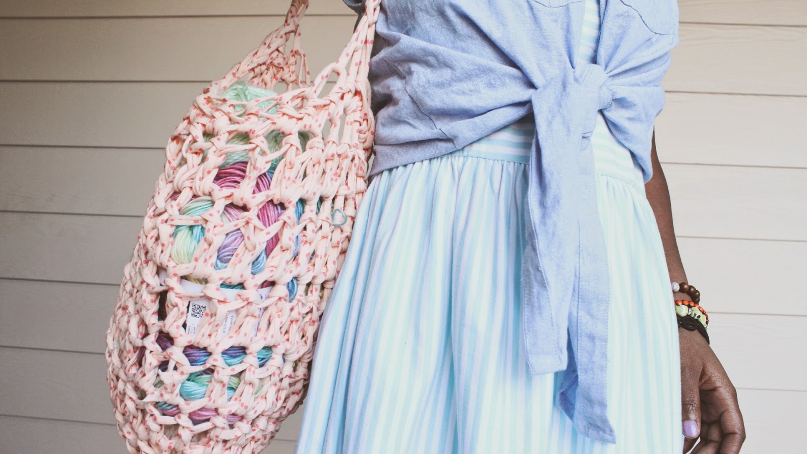 Create Your Eco-Friendly Crochet Yarn Shopping Bag for Stylish Grocery Trips