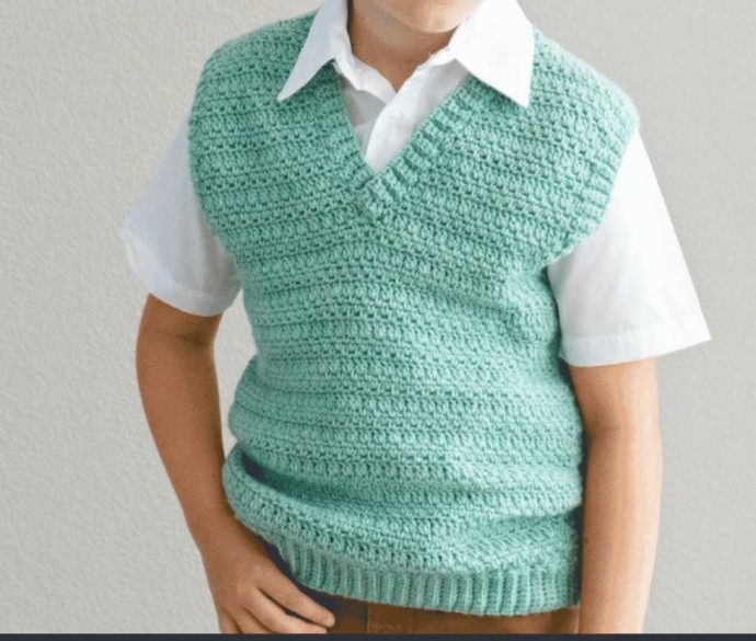 Crochet Adorable Vest (Free Pattern)