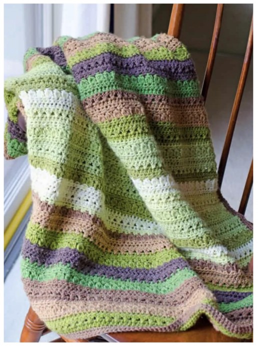 Create a Stunning Fields and Furrows Crochet Afghan with This Versatile Pattern Create a Stunning Fields and Furrows Crochet Afghan with This Versatile Pattern