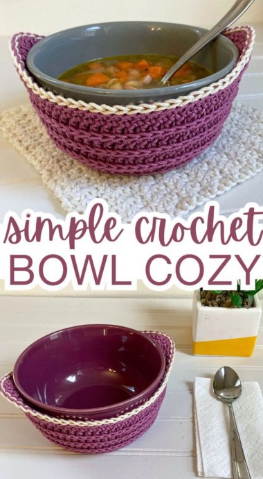 Crochet Bowl Cozy