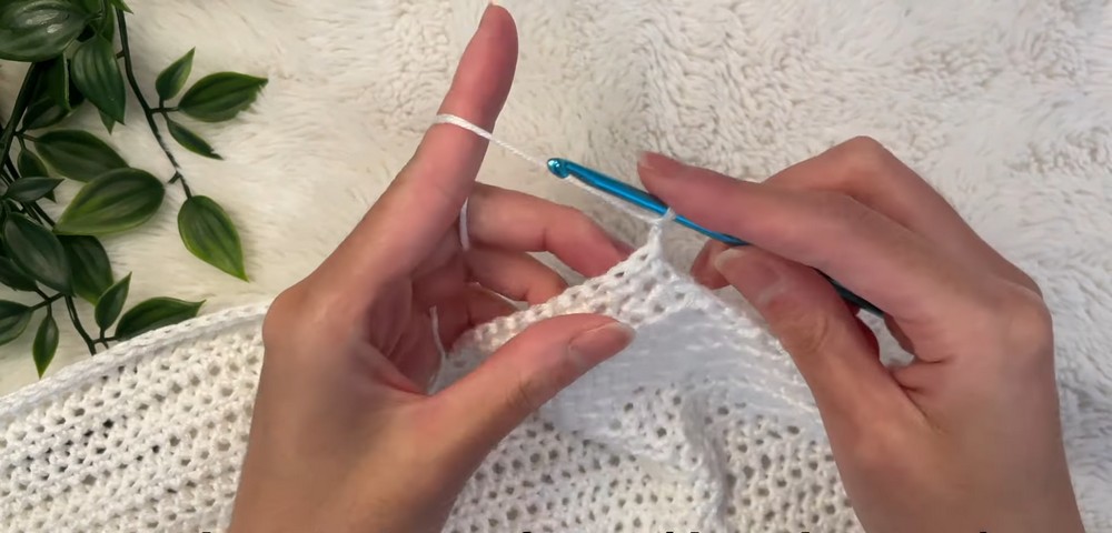 Crochet Asymmetrical Top