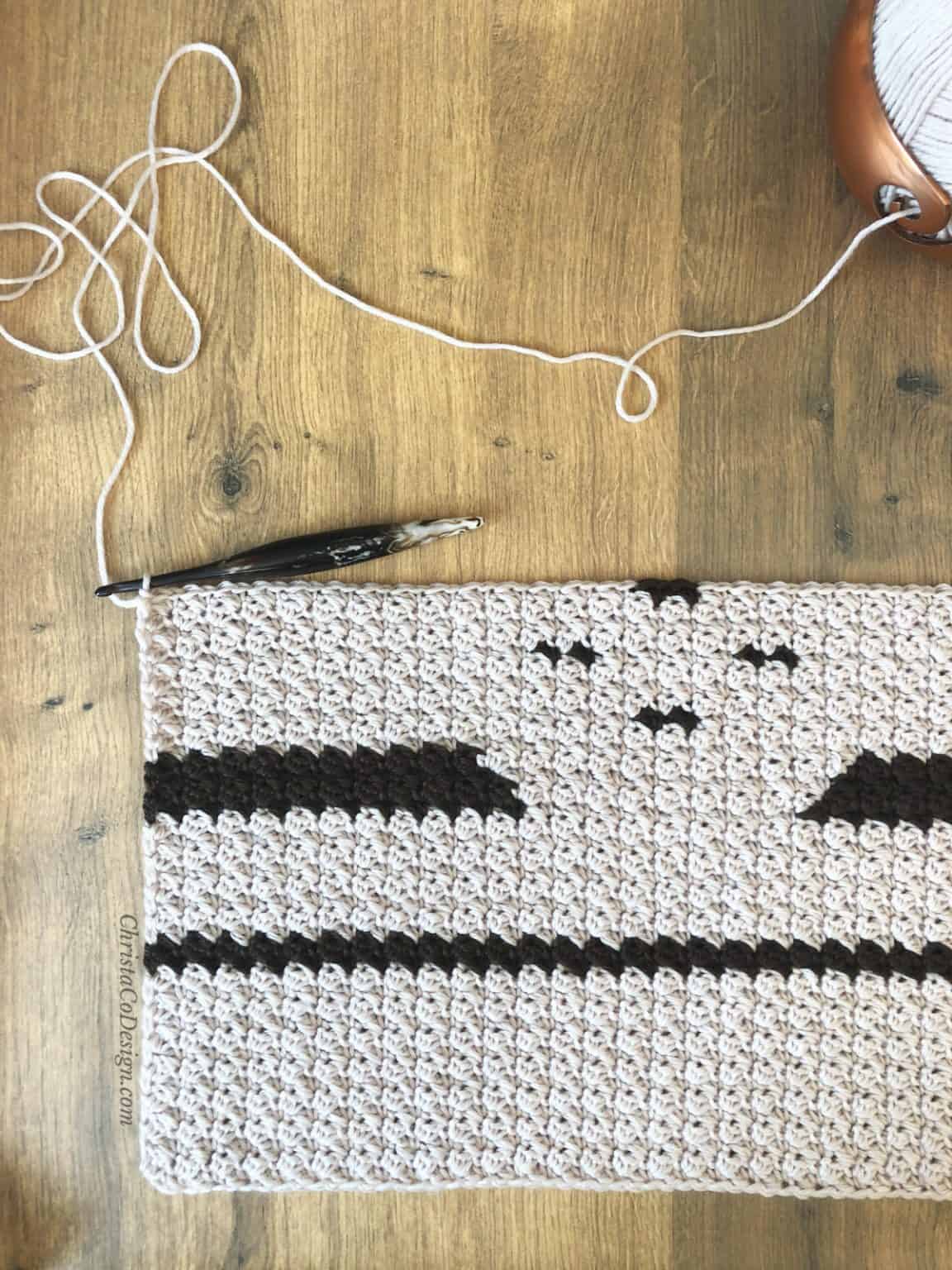 Crochet Trentino Reversible Pillow