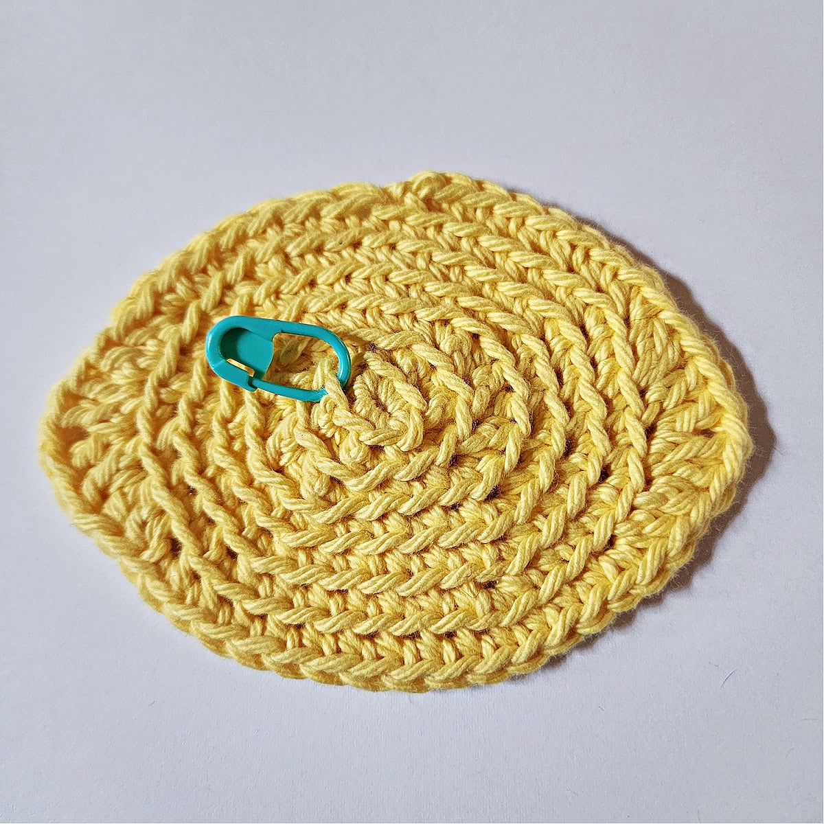 Crochet Lemon Dish Scrubby