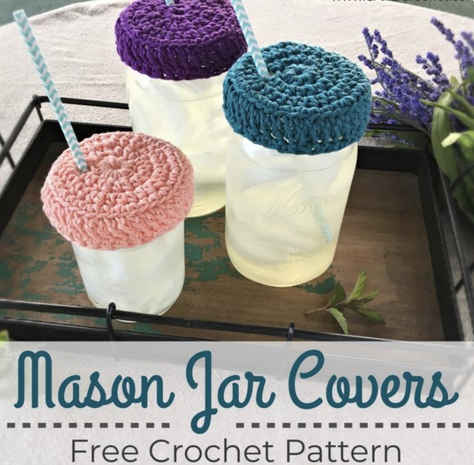 Crochet Mason Jar Covers