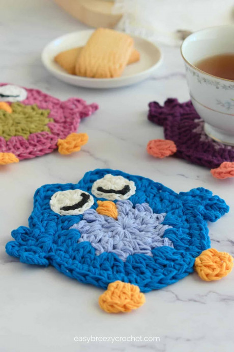 Create Adorable Crochet Owl Coasters: A Fun DIY Project for All Skill Levels