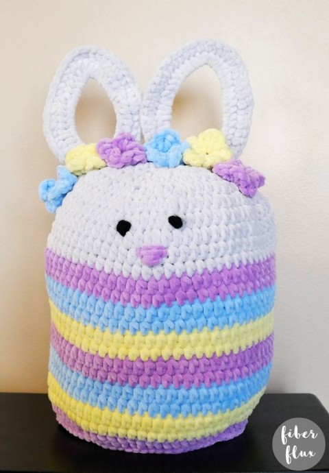 Crochet Squishy Spring Bunny