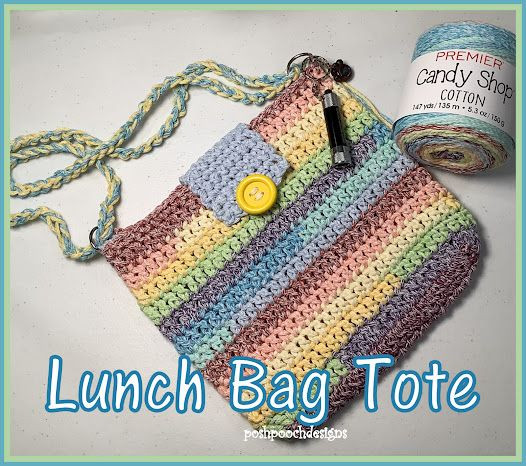 Crochet Lunch Tote Bag