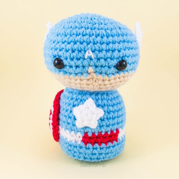 Create Your Own Crochet Captain America Amigurumi: A Step-by-Step Guide Create Your Own Crochet Captain America Amigurumi: A Step-by-Step Guide