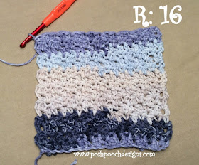 Crochet Washcloth With Pocket
