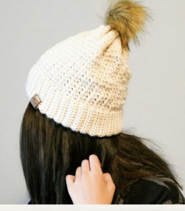 Stay Warm This Winter with the Stylish Crochet Bottom-Up Double Brim Beanie Stay Warm This Winter with the Stylish Crochet Bottom-Up Double Brim Beanie