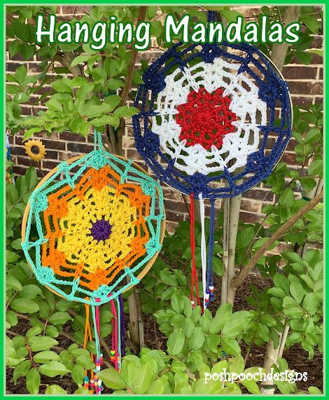 Crochet Hanging Mandala: A Bohemian Charm for Your Home Decor