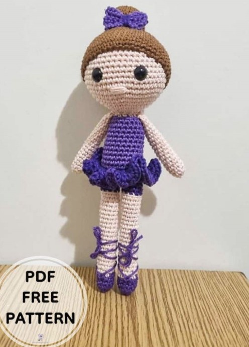 The Ballerina Crochet Doll Free Pattern