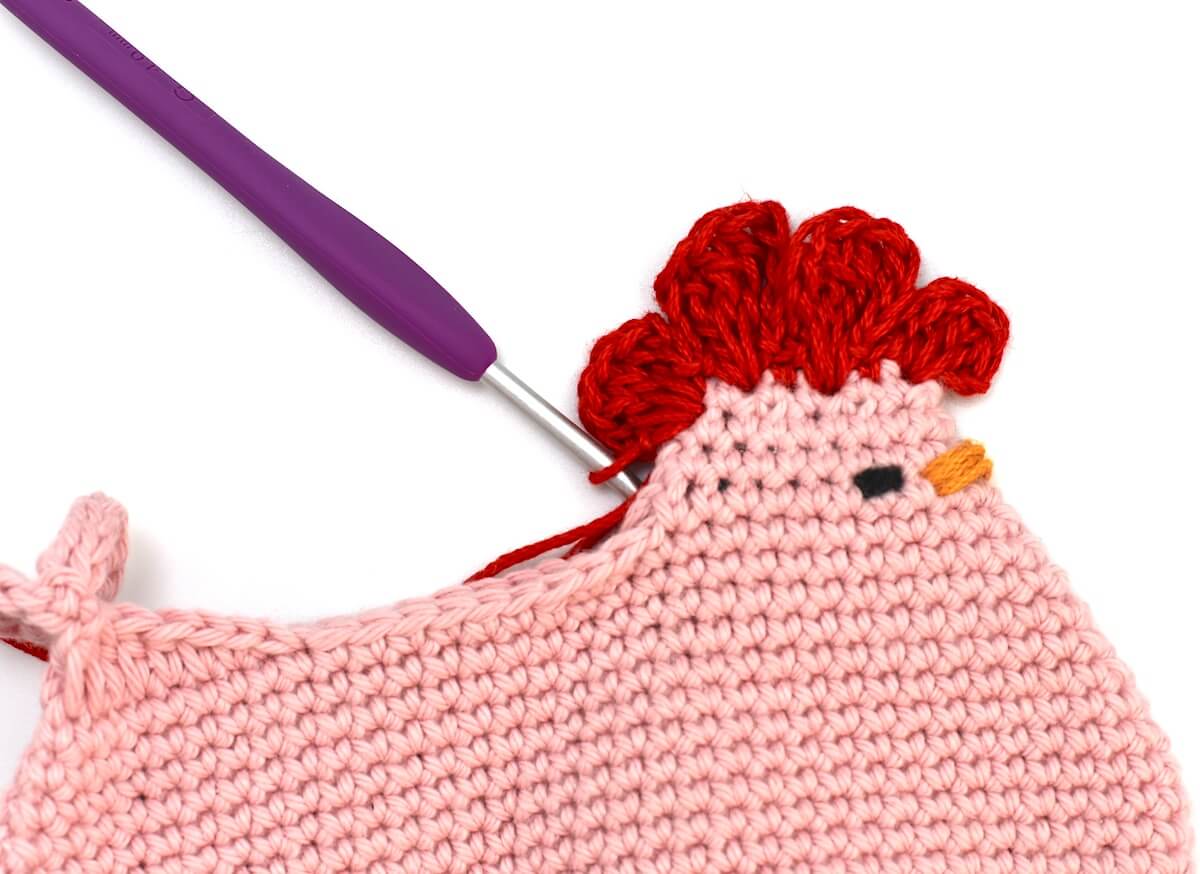 Whimsical Crochet Chicken Potholder Pattern for Your Kitchen