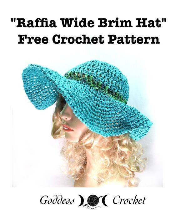 Create Your Own Crochet Raffia Wide Brim Hat - Stylish and Functional Sun Protection Create Your Own Crochet Raffia Wide Brim Hat - Stylish and Functional Sun Protection