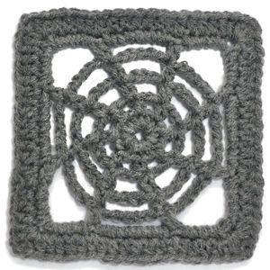 Create a Spooky Crochet Spiderweb Granny Square - Perfect for Halloween!