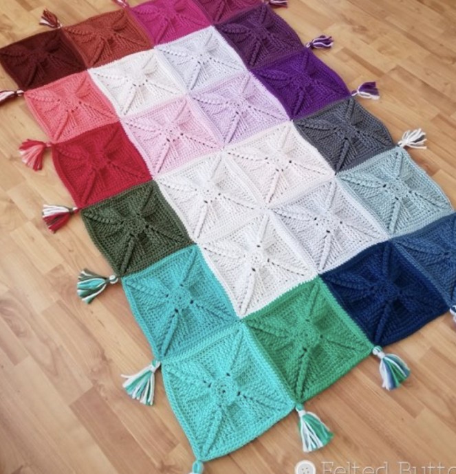 Asanas Blanket Crochet Pattern