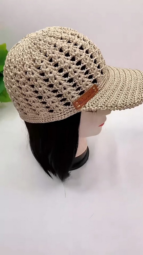 Crochet Baseball Cap