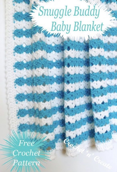 Handcrafted Crochet Snuggle Buddy Baby Blanket: The Perfect Gift for Newborns Handcrafted Crochet Snuggle Buddy Baby Blanket: The Perfect Gift for Newborns
