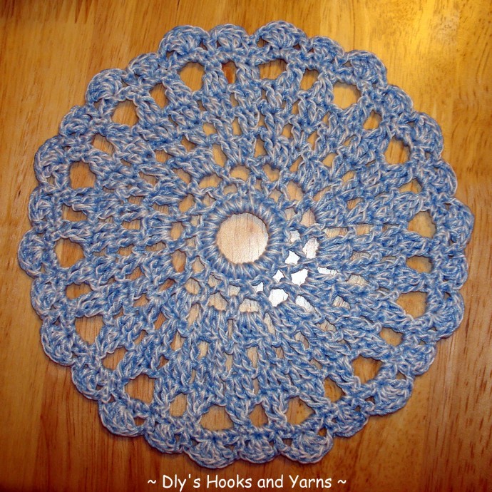 Crochet Small Candle Doily