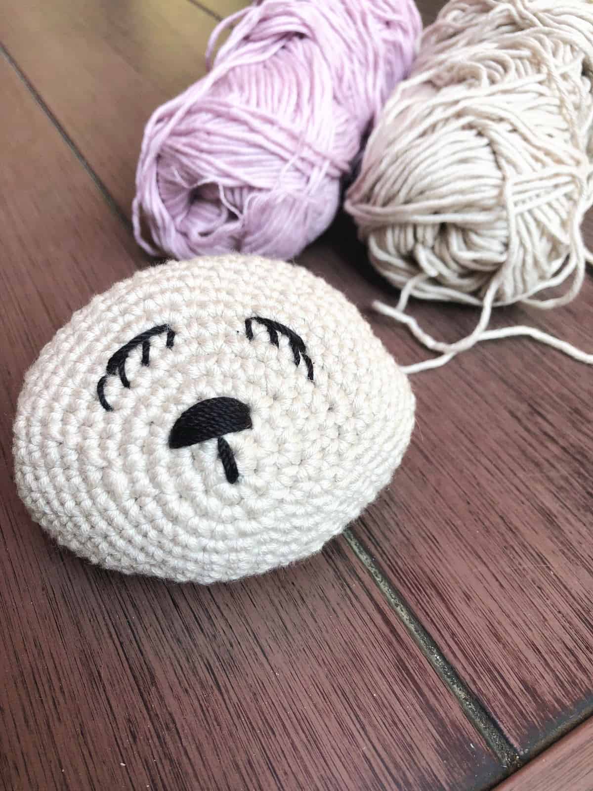 Crochet Bettie Bear Granny Square Lovey Throw