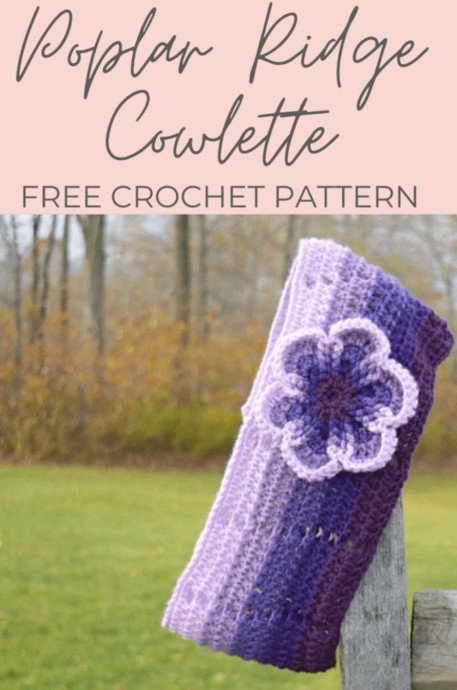 Crochet Poplar Ridge Cowlette