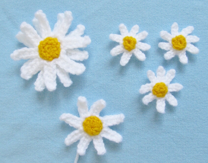 Create Beautiful Crochet Spring Daisies for Your Home and Gifts Create Beautiful Crochet Spring Daisies for Your Home and Gifts