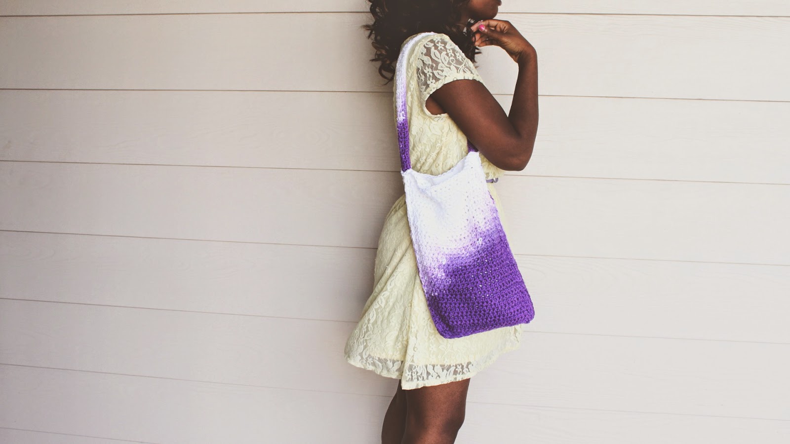 Create Your Own Crochet Dip Dyed Tote - Stylish and Practical Accessory