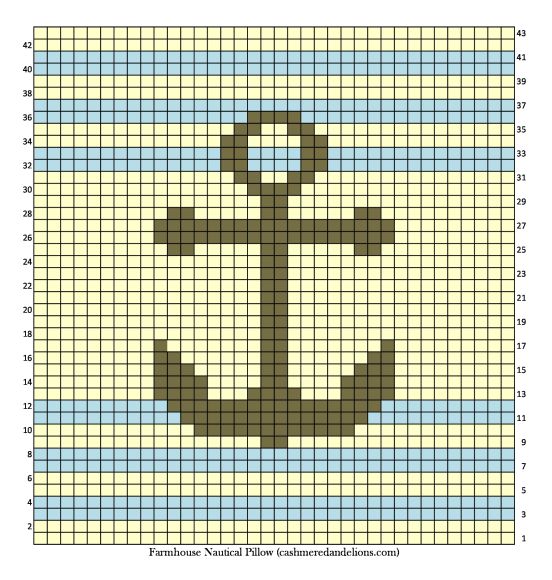 Create a Stunning Farmhouse Nautical Pillow Through Crochet: A Step-by-Step Guide