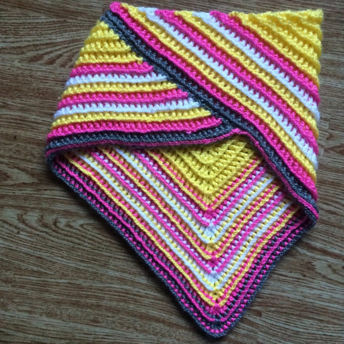 Easy Crochet Straight Forward Shawl Pattern for Beginners and Experts
