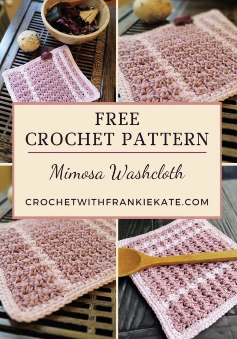 Free And Easy Crochet Washcloth Pattern