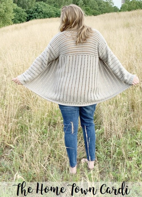 The Home Town Cardi Crochet Pattern