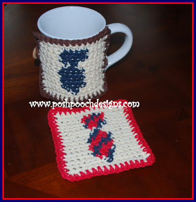 Create a Stunning Crochet Neck Tie Coaster and Mug Cozy for Your Tea Time