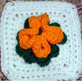 Crochet Bonnie's Buttercup Afghan Square