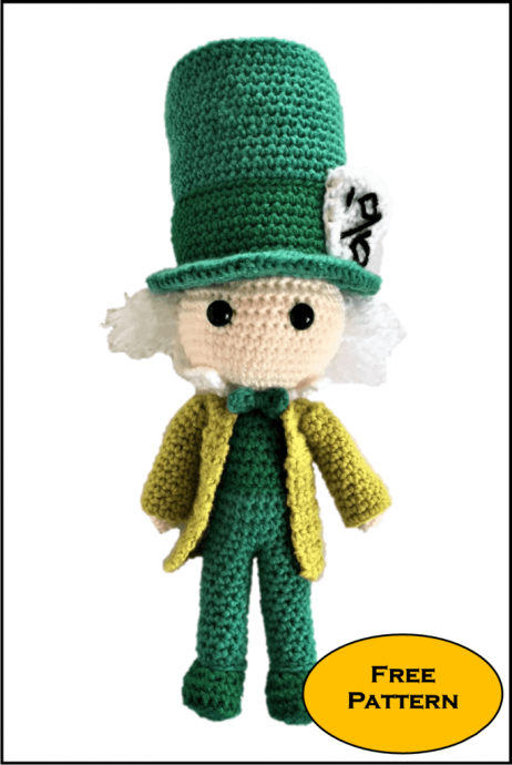 Crochet Mad Hatter Amigurumi