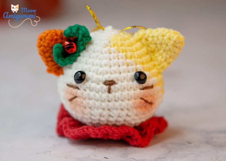 Create Your Adorable Crochet Kitty Ornament - Easy Step-by-Step Pattern for All Skill Levels