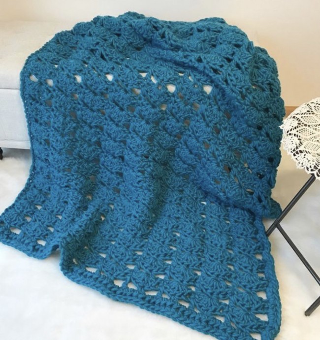 Crochet Augustine Chunky Blanket