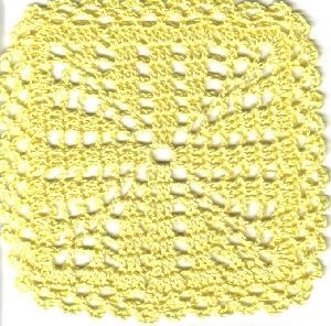 Create Beautiful Crochet Butter Yellow Coasters for Your Home Decor