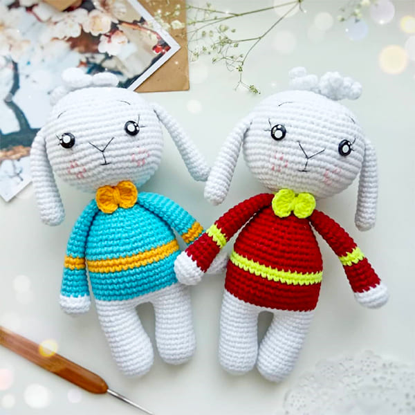 Create Your Own Amigurumi Crochet Bunny: A Step-by-Step Guide with Necessary Materials and Instructions