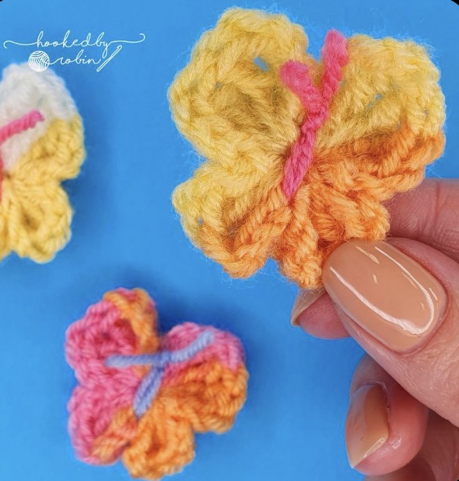 Free Crochet Pattern: Adorable Tiny Butterfly