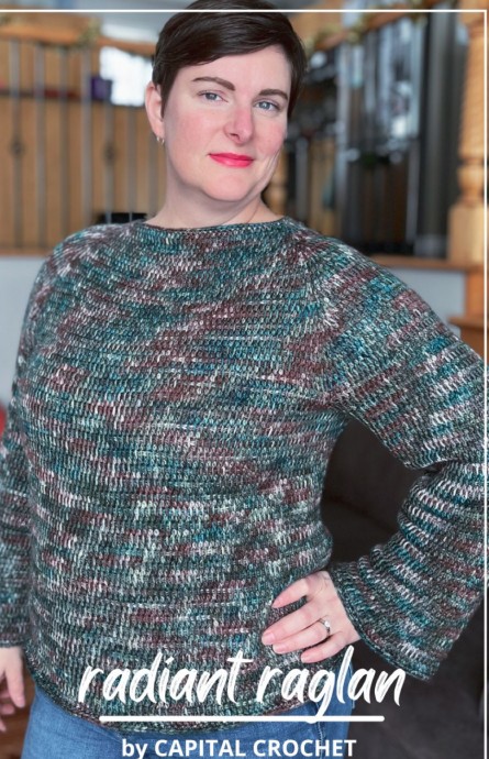 Crochet Radiant Raglan Pullover